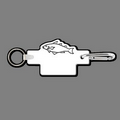 Key Clip W/ Key Ring & Tuna Fish Key Tag